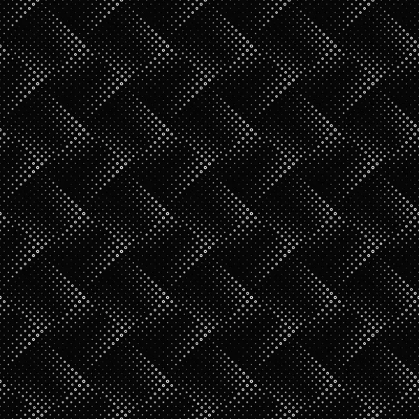 Monochrom Geometrische Nahtlose Kreismuster Hintergrund Abstraktes Schwarz Weiß Vektorgrafik Design — Stockvektor