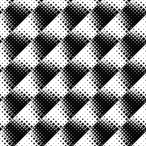 Monochrom Nahtloser Quadratischer Hintergrund Abstrakte Vektorgrafik Aus Diagonalen Quadraten — Stockvektor