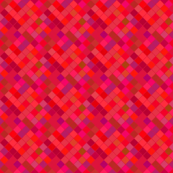 无缝隙几何正方形图案背景 重复红色抽象矢量图形设计 — 图库矢量图片