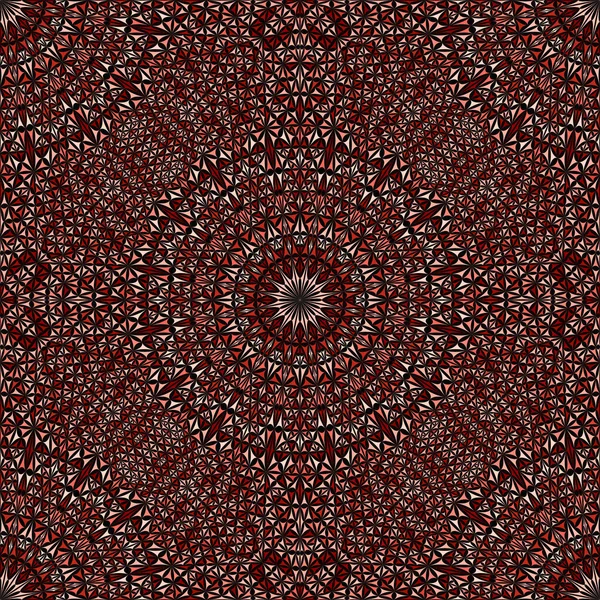 シームレスな赤東洋のマンダラ装飾パターンの背景 ボヘミアンモザイクベクトルアートイラスト — ストックベクタ