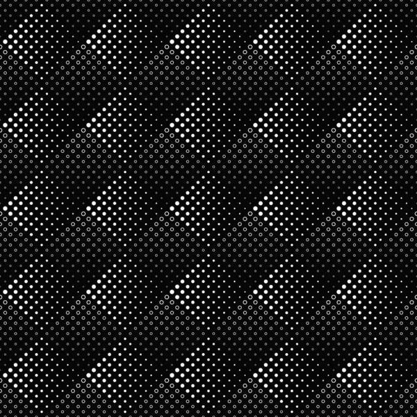 Nahtlose Abstrakte Kreismuster Hintergrund Monochrome Vektorgrafik Design Aus Kreisen — Stockvektor