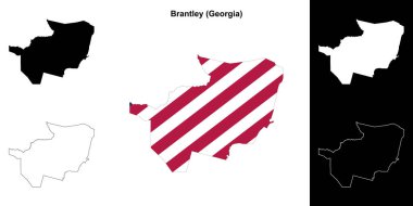 Brantley County (Gürcistan) ana hat haritası seti