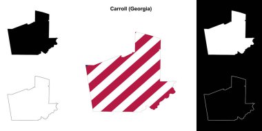 Carroll İlçesi (Gürcistan) ana hat haritası belirlendi