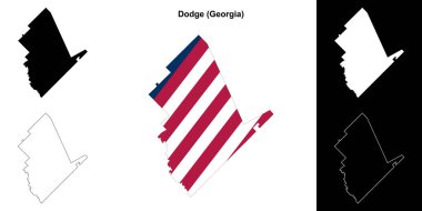 Dodge County (Gürcistan) ana hat haritası