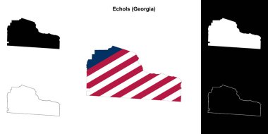 Echols İlçesi (Gürcistan) ana hat haritası belirlendi