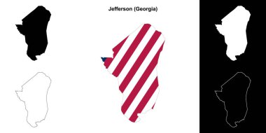 Jefferson County (Gürcistan) ana hat haritası