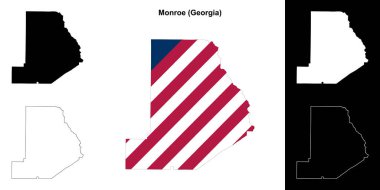 Monroe ilçesi (Gürcistan) ana hat haritası belirlendi