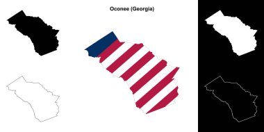 Oconee İlçesi (Gürcistan) ana hat haritası belirlendi