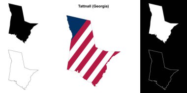 Tattnall İlçesi (Gürcistan) ana hat haritası belirlendi