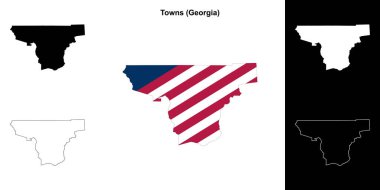 Towns County (Gürcistan) ana hat haritası belirlendi