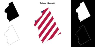 Twiggs İlçesi (Gürcistan) ana hat haritası belirlendi