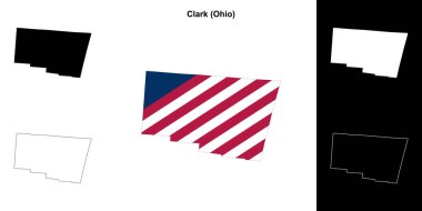 Clark County (Ohio) ana hat haritası seti