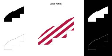Lake County (Ohio) ana hat haritası seti