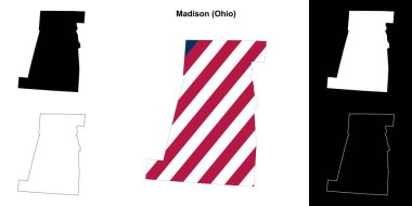 Madison County (Ohio) ana hat haritası seti