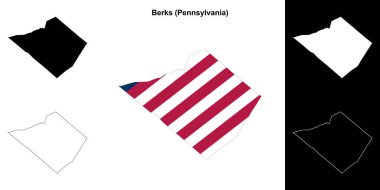 Berks County (Pennsylvania) ana hat haritası belirlendi