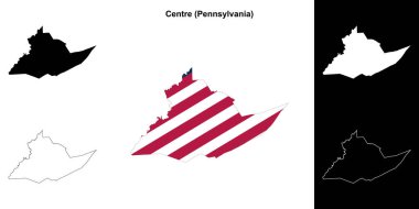 Merkez İlçe (Pennsylvania) ana hat haritası belirlendi