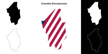 Columbia County (Pennsylvania) ana hat haritası seti