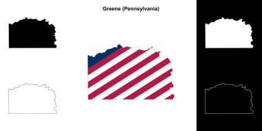 Greene County (Pennsylvania) ana hat haritası belirlendi