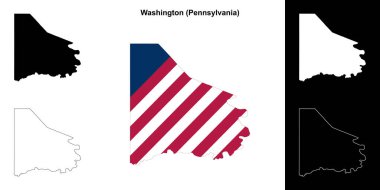 Washington County (Pennsylvania) ana hat haritası belirlendi
