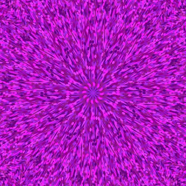 Dinamik geometrik yuvarlak mozaik zemin - hipnotik soyut çiçekli psikedelik renkli vektör tasarımı