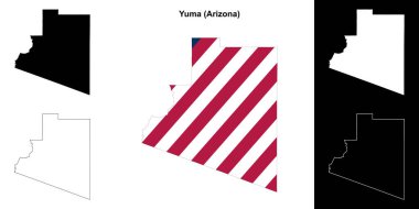 Yuma İlçesi (Arizona) ana hat haritası belirlendi