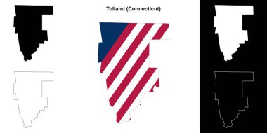 Tolland İlçesi (Connecticut) ana hat haritası belirlendi