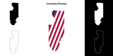 Columbia County (Florida) ana hat haritası seti