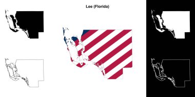 Lee County (Florida) ana hat haritası seti