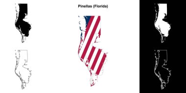 Pinellas County (Florida) ana hat haritası seti