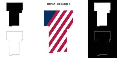 Benton County (Mississippi) ana hat haritası ayarlandı