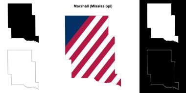 Marshall County (Mississippi) ana hat haritası ayarlandı