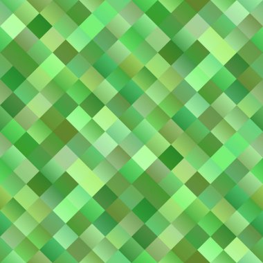 Gradyan kare şablon arkaplan - köşegen karelerden soyut geometrik renkli vektör grafik tasarımı