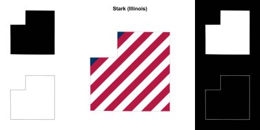 Stark County (Illinois) ana hat haritası seti