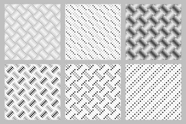 Geometrik çember desenli arkaplan tasarımı - soyut vektör grafiği