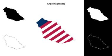 Angelina County (Texas) ana hat haritası belirlendi