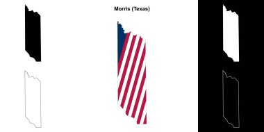 Morris County (Texas) ana hat haritası seti