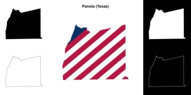 Panola İlçesi (Texas) ana hat haritası belirlendi