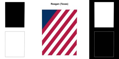 Reagan İlçesi (Texas) ana hat haritası belirlendi