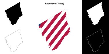 Robertson County (Texas) ana hat haritası seti