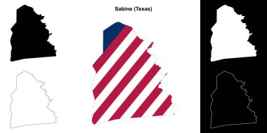 Sabine İlçesi (Texas) ana hat haritası belirlendi