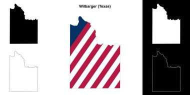 Wilbarger County (Texas) ana hat haritası seti