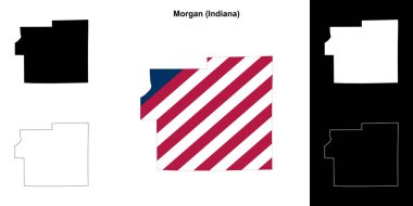 Morgan County (Indiana) ana hat haritası seti