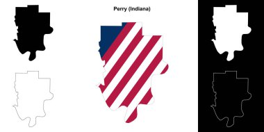Perry County (Indiana) ana hat haritası seti