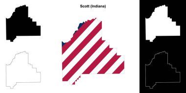 Scott County (Indiana) ana hat haritası seti