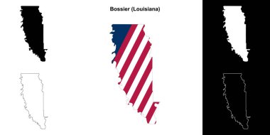 Bossier Parish (Louisiana) ana hat haritası ayarlandı