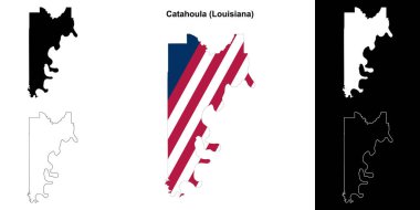 Katahoula Bölgesi (Louisiana) ana hat haritası ayarlandı