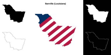 Iberville Bölgesi (Louisiana) ana hat haritası ayarlandı
