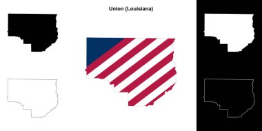 Union Parish (Louisiana) ana hat haritası belirlendi