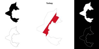 Torbay boş çizgi haritası ayarlandı