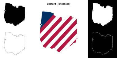 Bedford County (Tennessee) ana hat haritası seti